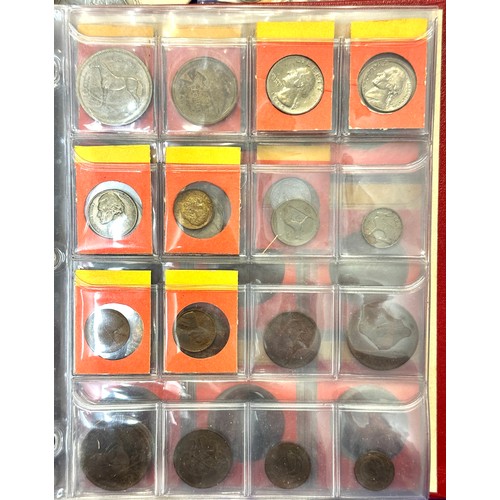 85 - A collection of circulated coinage, including Victorian and later coins, a silver Alderney Five poun... 