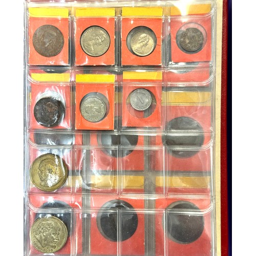 85 - A collection of circulated coinage, including Victorian and later coins, a silver Alderney Five poun... 