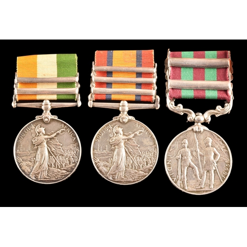 3 - A Boer War Medal trio awarded to: 3146 Private William Clifford, 1st Battalion Devonshire Regiment. ... 