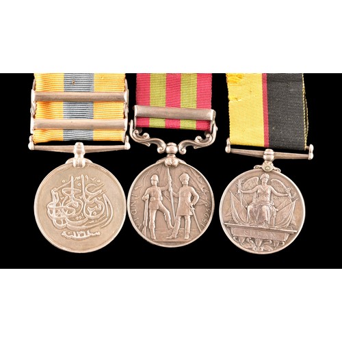 10 - A Boer War GSM trio awarded to: 4740 Private J. Rennicks, Seaforth Highlanders. Comprising: a Queen'... 