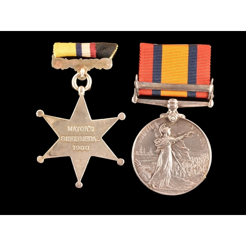 23 - A Boer War Defence of Kimberley medal pair awarded to: Civilian Conductor A. M. Turnbull, Army Servi... 