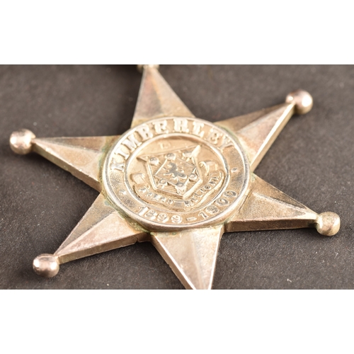 23 - A Boer War Defence of Kimberley medal pair awarded to: Civilian Conductor A. M. Turnbull, Army Servi... 