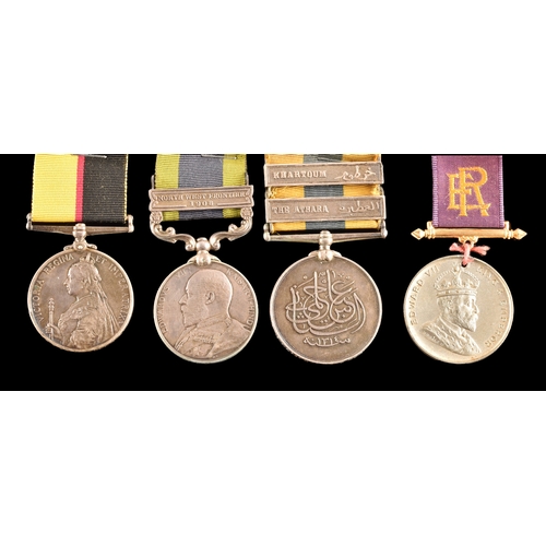 34 - A Boer War Reconquest of the Sudan 1898 medal trio awarded to: 5355 Private J. Campbell, 1st Battali... 