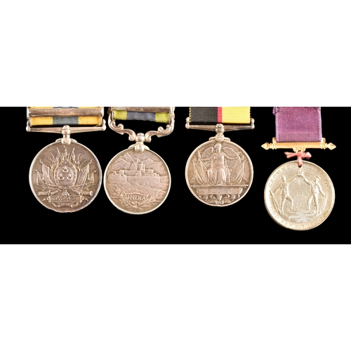 34 - A Boer War Reconquest of the Sudan 1898 medal trio awarded to: 5355 Private J. Campbell, 1st Battali... 