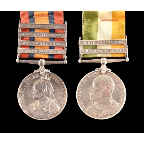 47 - A Boer War Relief of Kimberley medal pair awarded to: 3786 Private. J. A. Montgomery, 10th Royal Hus... 