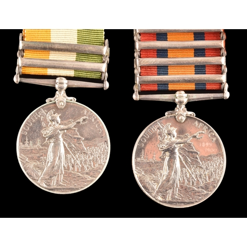 47 - A Boer War Relief of Kimberley medal pair awarded to: 3786 Private. J. A. Montgomery, 10th Royal Hus... 