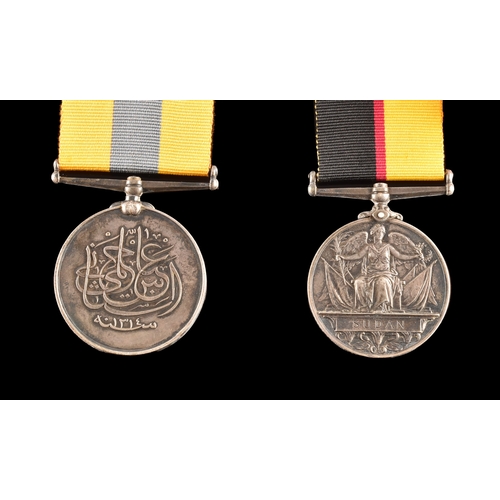 56 - A Sudan Campaign medal pair awarded to: 4301 Private. W. C. T. Potts, Grenadier Guards. Comprising: ... 