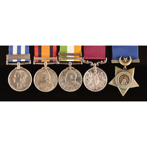 61 - An Egypt and Boer War LSGC five medal group awarded to: Sergeant Major John James Bartholomew, Royal... 