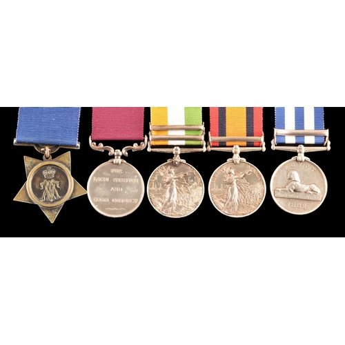 61 - An Egypt and Boer War LSGC five medal group awarded to: Sergeant Major John James Bartholomew, Royal... 