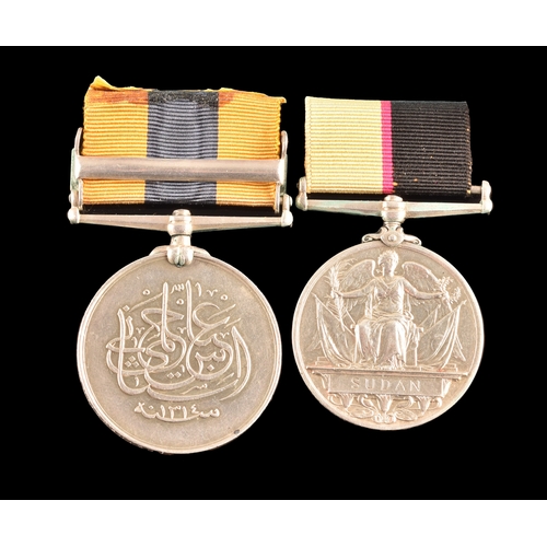 63 - A Sudan Campaign medal pair awarded to: 5666 Private J. Grant, 1st Battalion, Grenadier Guards. Comp... 