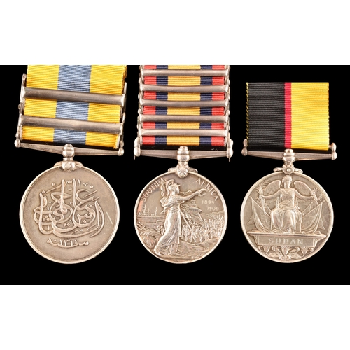 77 - A four medal Boer War group awarded to: 3361 Private G. Ansell, 1st Battalion, Royal Warwickshire Re... 