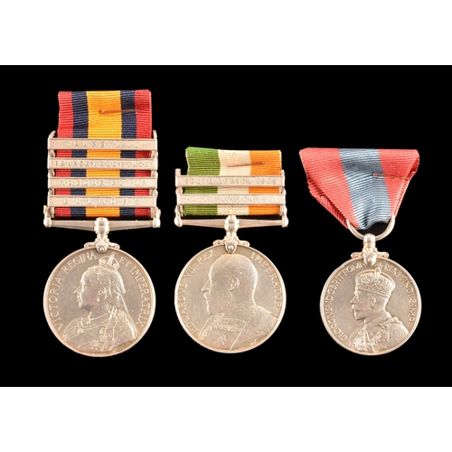 86 - A Boer War medal pair awarded to: 25954 Sapper Edmond Emil Ritchie, Royal Engineers. Comprising: a Q... 