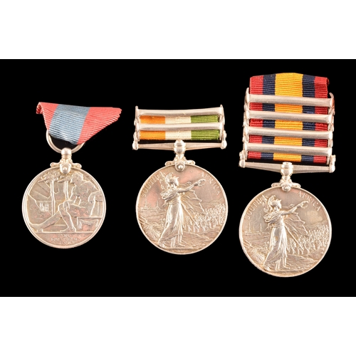 86 - A Boer War medal pair awarded to: 25954 Sapper Edmond Emil Ritchie, Royal Engineers. Comprising: a Q... 