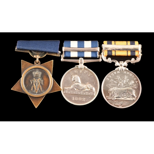 96 - Zulu / Egypt War 1882, a medal pair to: 1287 2nd Class Staff Sergeant James Callaby, Ordnance Store ... 