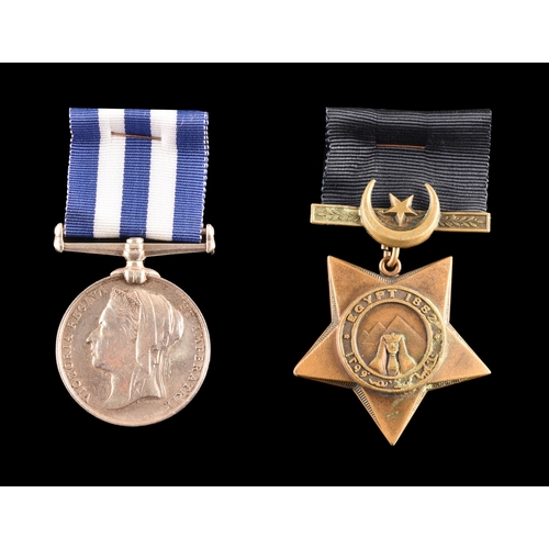 102 - An Egypt and Sudan medal pair awarded to: 1068 Private R. Lomax, 1st Battalion, Manchester Regiment.... 