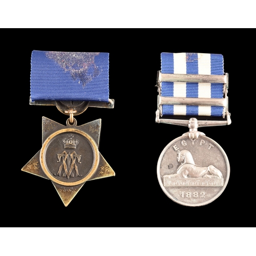 105 - An Egypt Campaign medal pair awarded to: 2462 Private. W. Williams, 3rd Battalion King's Royal Rifle... 