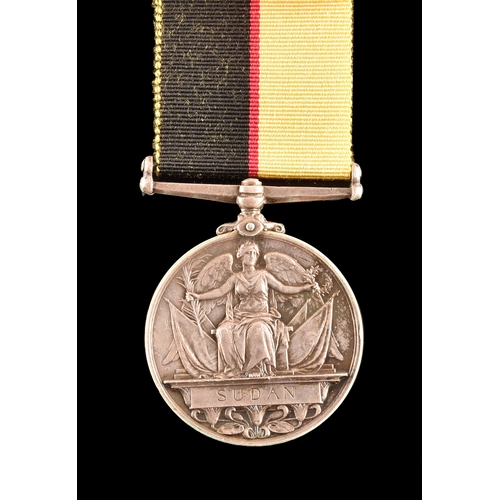 185 - A Queen's Sudan Medal 1899 to 4796 Private J. Kelly, 1/ Royal Warwickshire Regiment (4796 Pte J. Kel... 