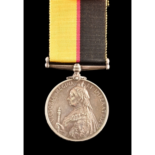 186 - A Queen's Sudan Medal 1899 to 3847 Private J. Taylor, 2nd Battalion, Lancashire Fusiliers (3847 Pte ... 