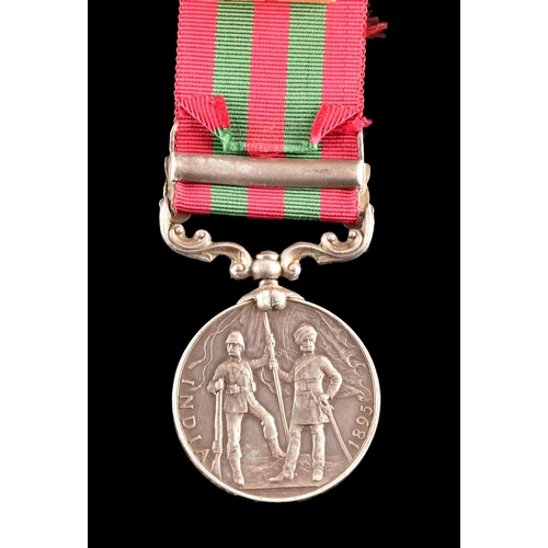 192 - An India Medal 1895-1902, to 3408 Private E. Read, 1st Battalion, Somerset Light Infantry, 1 clasp P... 