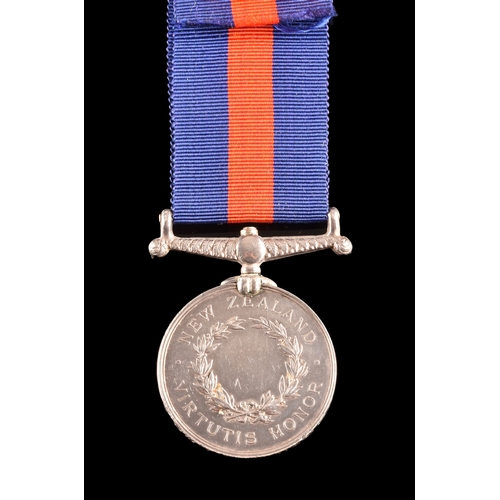 222 - A New Zealand medal, awarded to 427 Sergeant. G. Harper,  The 57th (West Middlesex) Regiment of Foot... 