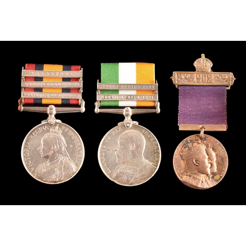 237 - A Boer War medal pair awarded to: 29291 Sapper A. Watson, Royal Engineers. Comprising: a Queen&rsquo... 