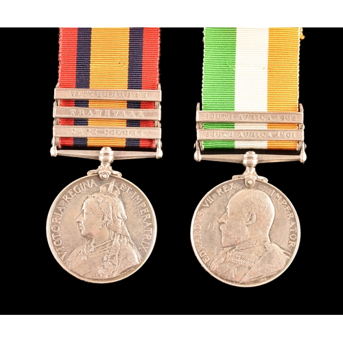 250 - A Boer War medal pair awarded to: 6238 Private. L. Hollox, Grenadier Guards. Comprising: a Queen&rsq... 