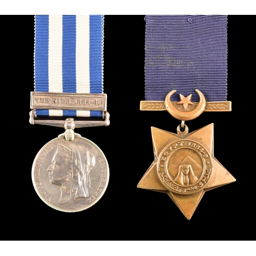 263 - An Egypt Campaign medal pair awarded to: 1159 Private John Boyle 1st Battalion, The Gordon Highlande... 