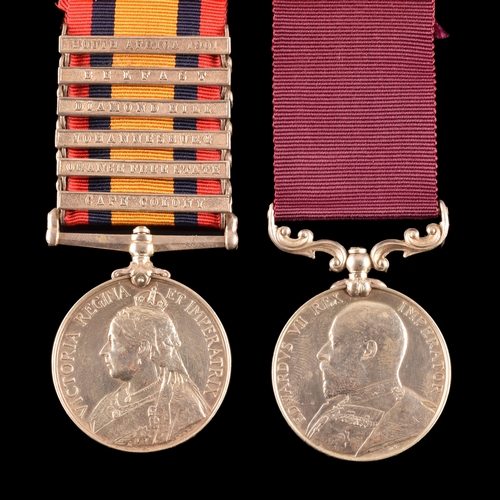 270 - A Boer War LSGC medal pair awarded to: 57427 Driver B. Axon, Royal Field Artillery / Royal Horse Art... 