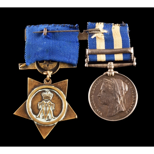 283 - An Egypt Campaign medal pair awarded to: 18285 Driver A. George, Telegraph Battalion, Royal Engineer... 