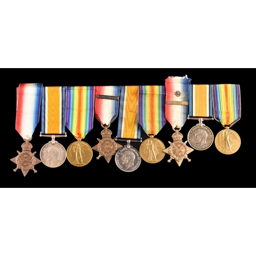 333 - Three Great War Medal Trios, Royal Horse Artillery to:1. 20732 Driver Charles Archer, 2nd Battery, R... 