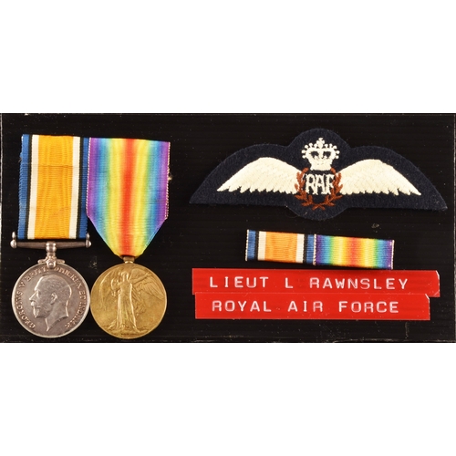 339 - Two Great War Medal Pairs, Royal Air Force, to:1. 2nd Lieutnant S. M. Morris, Royal Air Force, inclu... 