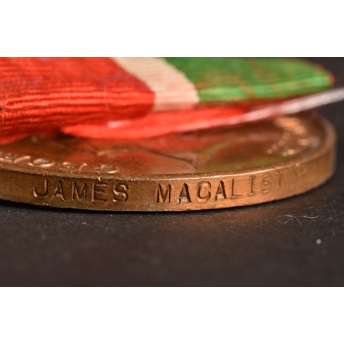 351 - Six Great War medal pairs to: 1. James Macalister, a Mercantile Marine War Medal and the British War... 