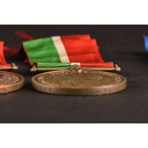 351 - Six Great War medal pairs to: 1. James Macalister, a Mercantile Marine War Medal and the British War... 