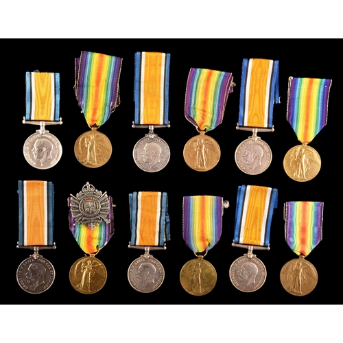 360 - Eight Great War Medal Pairs each comprising the British War Medal and the Victory Medal to: 1. 30450... 