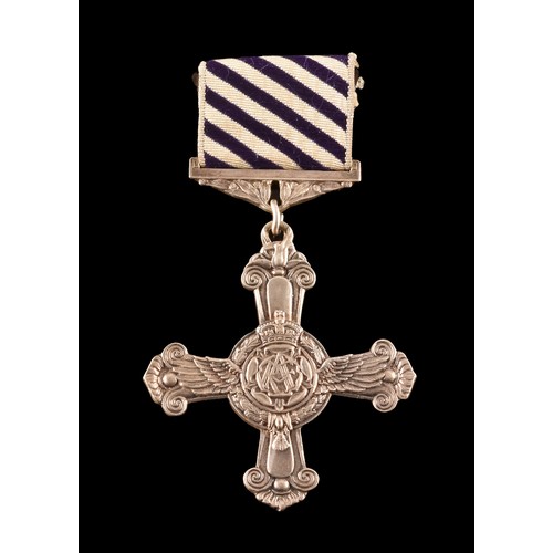 A Distinguished Flying Cross, George V GRI, DFC unnamed as issued, in Royal Mint box D.F.C. to the lid, some damage to box and rust to hinge.