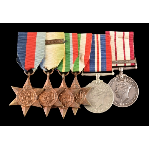 432 - A Second World War six medal group to: P/JX 385285 Able Seaman A. E. F. Lawrence, Royal Navy. Compri... 