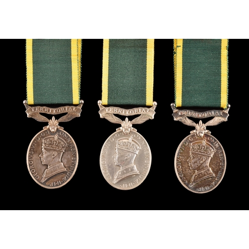 434 - The Territorial Efficiency Medal, For Efficient Service, three to: 1. 2080149 Sergeant A. T. Elmslie... 