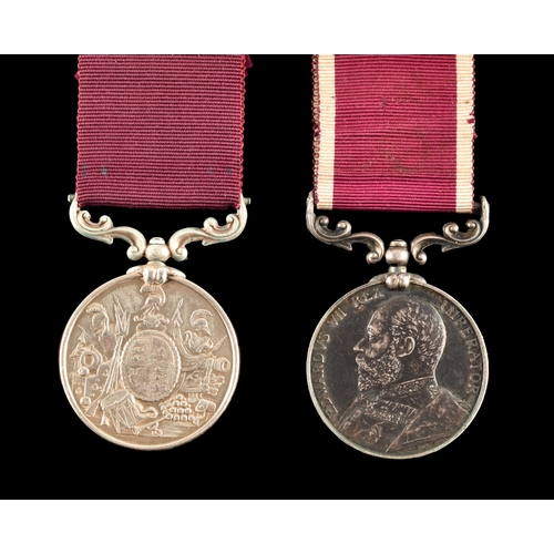 443 - An Army Long Service and Good Conduct Medal (Victoria) to: 25 Colour Sergeant, J. Figney, 2nd Battal... 