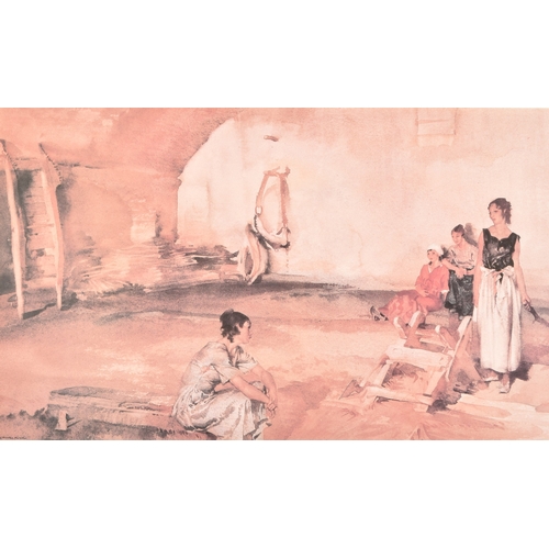 80 - Sir William Russell Flint R.A. (Scottish, 1880-1969)A group of five signed prints, including 'The Un... 