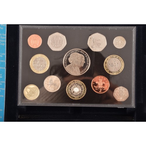 142 - A collection of ten silver proof crowns and jubilee coins, all in fitted cases with paperwork, toget... 