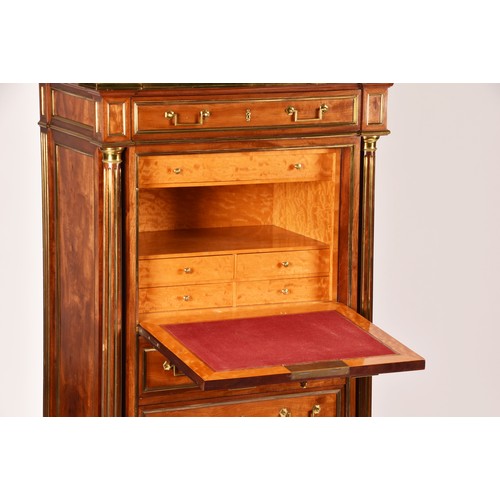 273 - Maison Lemarchand & Lemoine, Paris. A large late 19th century mahogany and ormolu secretive cabi... 