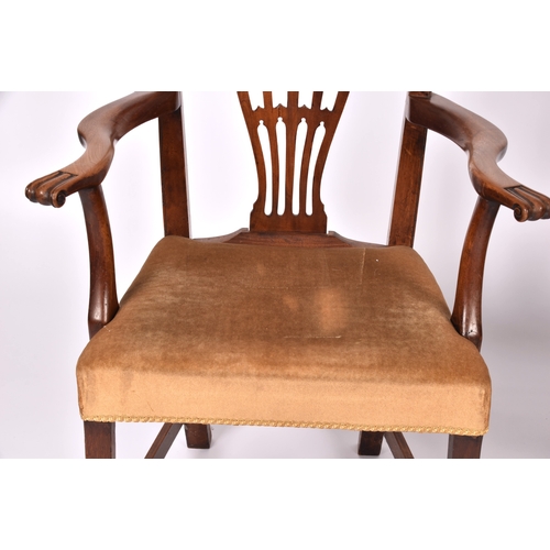 298 - A matched set of 12 Irish George III mahogany dining chairs circa 1760-1780, comprising two armchair... 