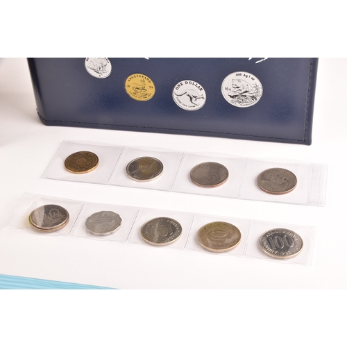 150 - A collection of assorted collectors coins sets, including The Wildlife collection in a folder and bo... 