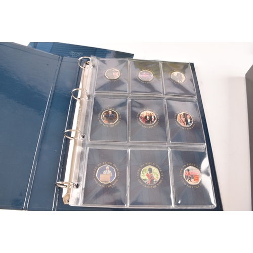 150 - A collection of assorted collectors coins sets, including The Wildlife collection in a folder and bo... 