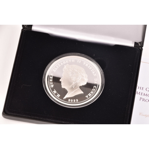 153 - A collection of commemorative silver coins, including the Queen Elizabeth II memorial fine silver pr... 