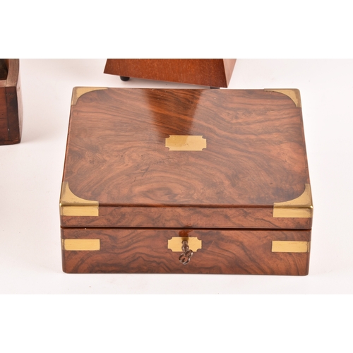 347 - An H Hughes of Fenchurch street sextant in fitted mahogany box, together with a walnut cased draftsm... 