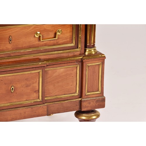 364 - Maison Lemarchand & Lemoine, Paris. A large late 19th century mahogany and ormolu secretive cabi... 