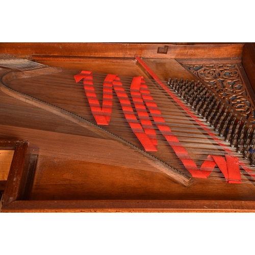 369 - A Georgian mahogany box piano by Goulding, D'Almaine, Potter & Co of Soho Square London, the bod... 