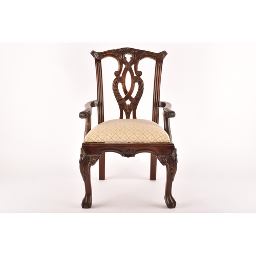 375 - Three miniature dolls chairs, including a Victorian buttont back mahogany tub chair, an elm seated s... 