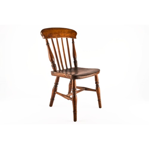 375 - Three miniature dolls chairs, including a Victorian buttont back mahogany tub chair, an elm seated s... 